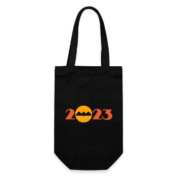 Halloween 2023, Fly Mouse et Moon - Sac à bouteille - noir - Devant