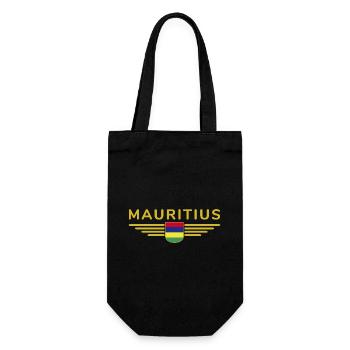 Mauritius T-Shirt – Island Fans & Lovers - Gift Bag for Bottles - black - Front