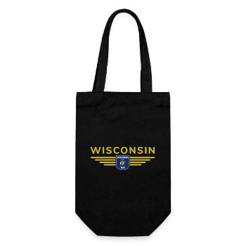 Chemise de fan du Wisconsin – Nature & Pride - Sac à bouteille - noir - Devant