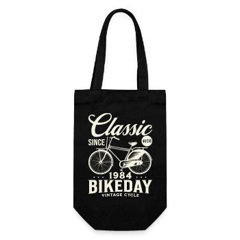 Bicycle Year 1984 Cyclist 40 Years Anniversary - Gift Bag for Bottles - black - Front
