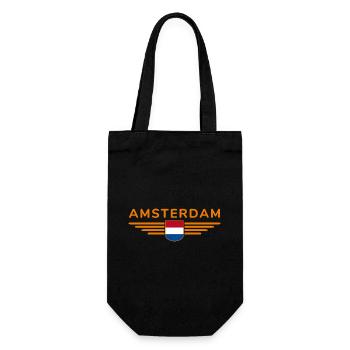 T-shirt Amsterdam Fan pour les amoureux de la Hollande - Sac à bouteille - noir - Devant