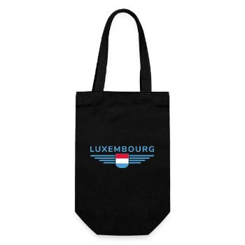 Design de t-shirt luxembourgeois pour les fans - Sac à bouteille - noir - Devant