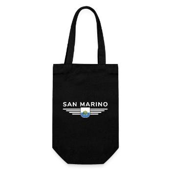I Love San Marino, Elegance Style Design T-Shirt - Gift Bag for Bottles - black - Front