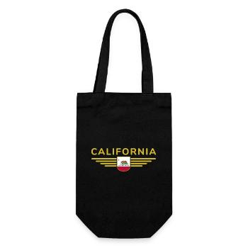 California Fan T-Shirt – Sun & Style - Sac à bouteille - noir - Devant