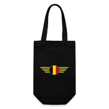 I Love Belgium, T-Shirt Design Style Élégance - Sac à bouteille - noir - Devant
