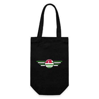 J’aime l’Abkhazie, T-shirt design de style élégance - Sac à bouteille - noir - Devant