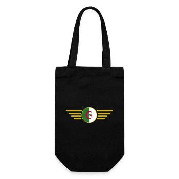 I Love Algeria, Elegance Style Design T-Shirt - Gift Bag for Bottles - black - Front