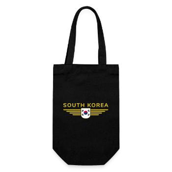 J’aime la Corée du Sud Design T-shirt Outfit - Sac à bouteille - noir - Devant