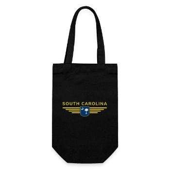 South Carolina Fan T-Shirt – For real fans! - Gift Bag for Bottles - black - Front