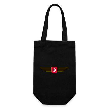 Tunisia Design – Pour les amateurs de culture - Sac à bouteille - noir - Devant