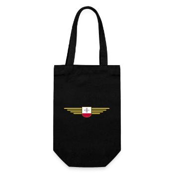 Malta T-Shirt – For Island Fans - Gift Bag for Bottles - black - Front