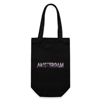 Amsterdam Skyline Silhouette – Urban - Gift Bag for Bottles - black - Front