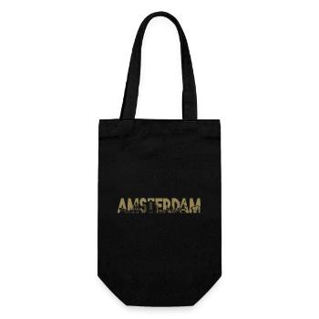 Amsterdam Skyline Silhouette – Urban - Gift Bag for Bottles - black - Front