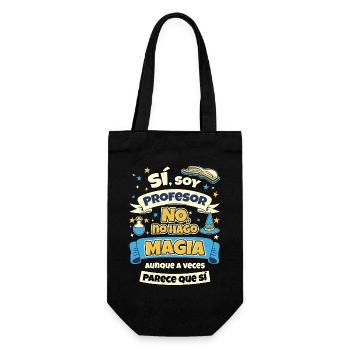 I'm a Teacher, I Don't Do Magic - Gift Bag for Bottles - black - Front