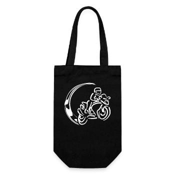 Biker Shirt Motorcycle Hoodies Biker Gifts - Gift Bag for Bottles - black - Front