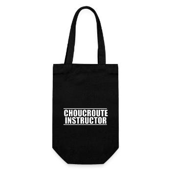 Sauerkraut instructor - Gift Bag for Bottles - black - Front