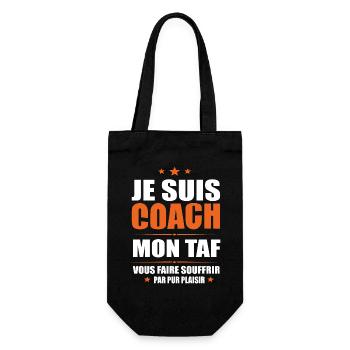 Coach Mon Taf Vous Faire Souffrir Humour Sportif - Sac à bouteille - noir - Devant