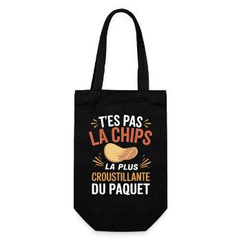 T'es pas la chips la plus croustillante du paquet - Sac à bouteille - noir - Devant