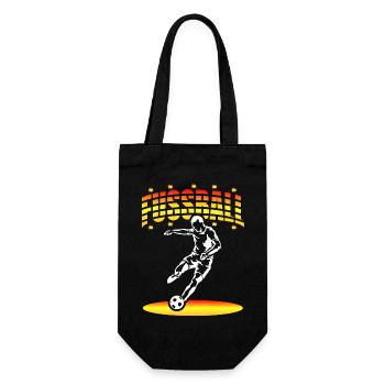 Soccer Player Soccer Player Gift - Gift Bag for Bottles - black - Front