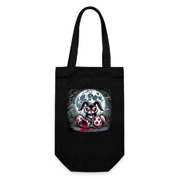 Easter Horror Bunny Zombie Demon Scary - Gift Bag for Bottles - black - Front