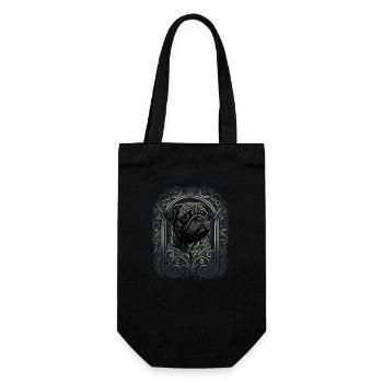 Petit carlin - Sac à bouteille - noir - Devant