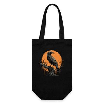 Raven - Gift Bag for Bottles - black - Front