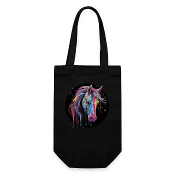 L’amour des chevaux - Sac à bouteille - noir - Devant