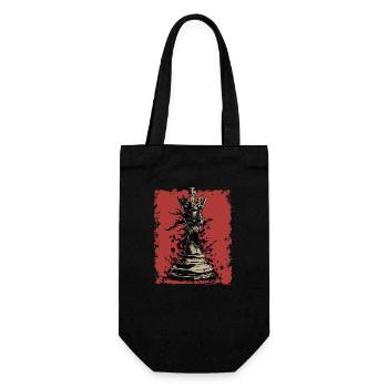 King Chess - Gift Bag for Bottles - black - Front