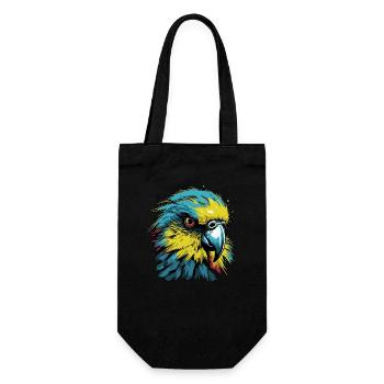 Perruche ondulée - Sac à bouteille - noir - Devant