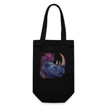 Fantasy Punkrock Rhino - Sac à bouteille - noir - Devant