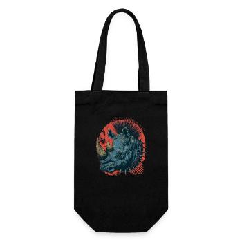 Fantasy Punkrock Rhino - Sac à bouteille - noir - Devant