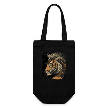 Tigerpunk - Geschenkbeutel für Flaschen - Schwarz - Vorne