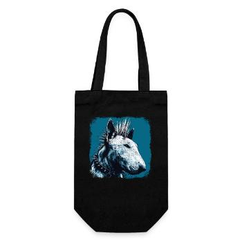 Punk Rock Bull Terrier - Sac à bouteille - noir - Devant