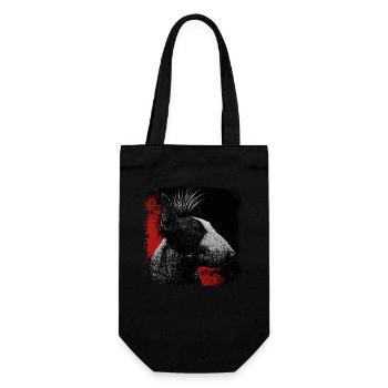Punk Rock Bull Terrier - Sac à bouteille - noir - Devant