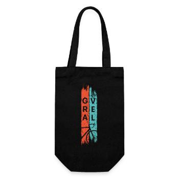Cool design gravel bike for cyclists - Gift Bag for Bottles - black - Front