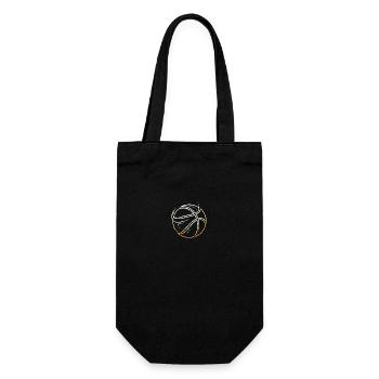 Abstract Basketball - Gift Bag for Bottles - black - Front