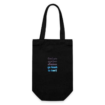Dont Give Up On Your Dreams - Gift Bag for Bottles - black - Front