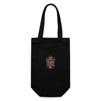 Life partner Amalia - Gift Bag for Bottles - black - Front
