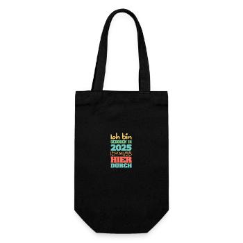 2025 - Gift Bag for Bottles - black - Front