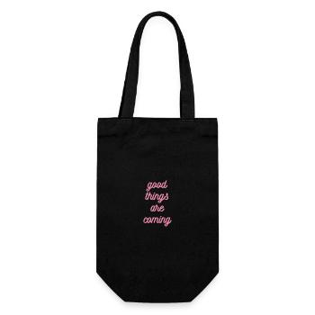 selfllove baby self love removebg - Geschenkbeutel für Flaschen - Schwarz - Vorne