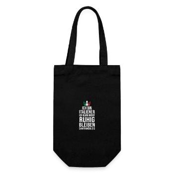 Italie Vaffanculo italien - Sac à bouteille - noir - Devant