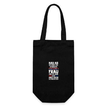 Kroaten Kroate Kroatin Hrvatska Kroatien - Geschenkbeutel für Flaschen - Schwarz - Vorne