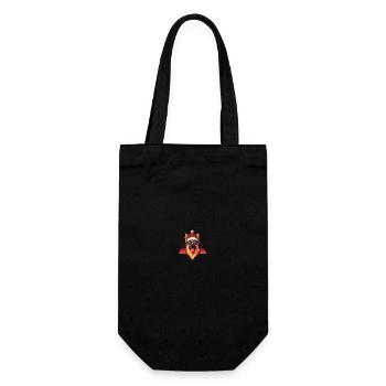German Shepherd Dog Christmas Cool - Gift Bag for Bottles - black - Front