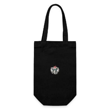 Elephant Christmas Funny - Gift Bag for Bottles - black - Front