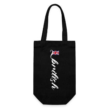 Great Britain - Gift Bag for Bottles - black - Front