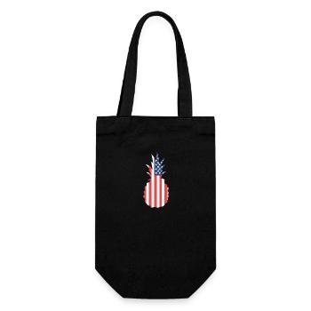 Ananas - Sac à bouteille - noir - Devant