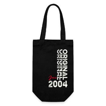 Legende Juni 2004 Jahrgang 2004 Geburtstag 2004 - Geschenkbeutel für Flaschen - Schwarz - Vorne
