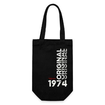 51ème anniversaire cadeau mari Original février 1974 - Sac à bouteille - noir - Devant