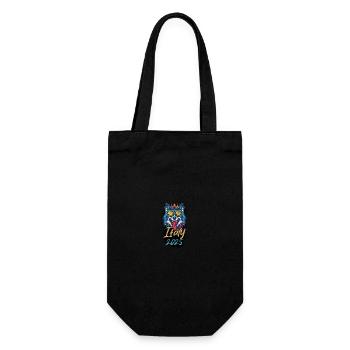 Italie 2025 Loup de fête - Sac à bouteille - noir - Devant