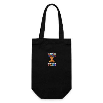 Daycare Leavers First Grade School Enrollment Schoolchild - Gift Bag for Bottles - black - Front